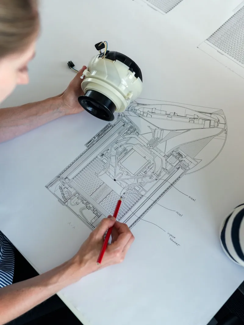 Builders reviewing construction plans on-site